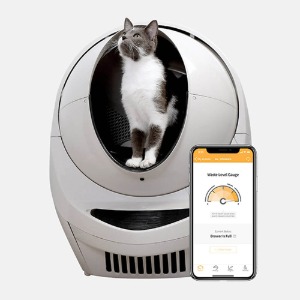 리터로봇 III 커넥트 고양이 자동 화장실 마마샌드 18kg 증정 