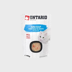 온타리오 고양이간식 데일리캣 수프 참치 40g 