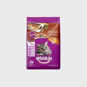 [사료 계량스푼 증정] 위스카스 캣 고양이사료 구운 고등어 1.2kg 