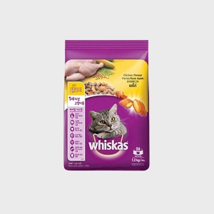 [사료 계량스푼 증정] 위스카스 캣 고양이사료 닭고기 1.2kg 