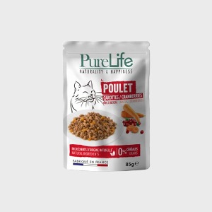 [1+1] 퓨어라이프 고양이 주식 파우치  치킨 85g 